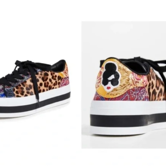 Alice + Olivia Women’s Ezra Leopard Sneakers - Picture 3 of 7